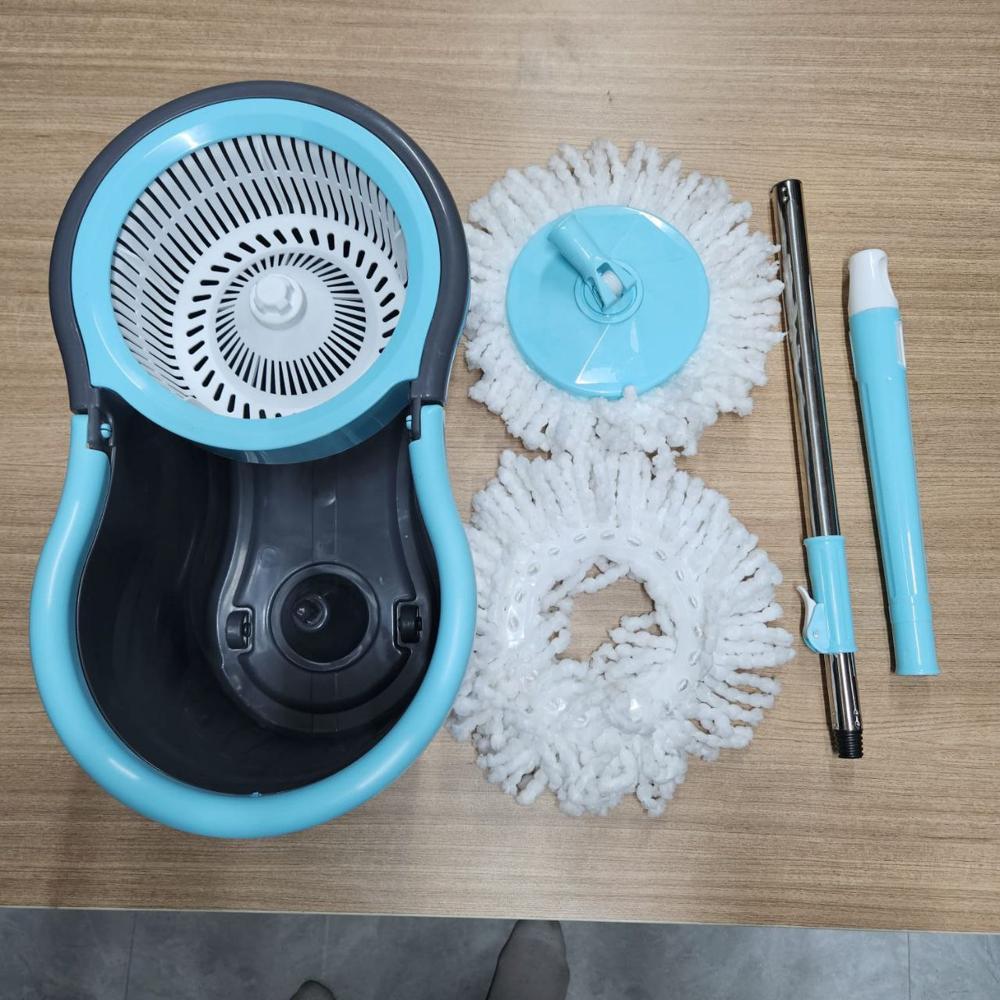 Easy Quick Spin Mop with Plastic Bucket Floor Cleaning Mop with Bucket