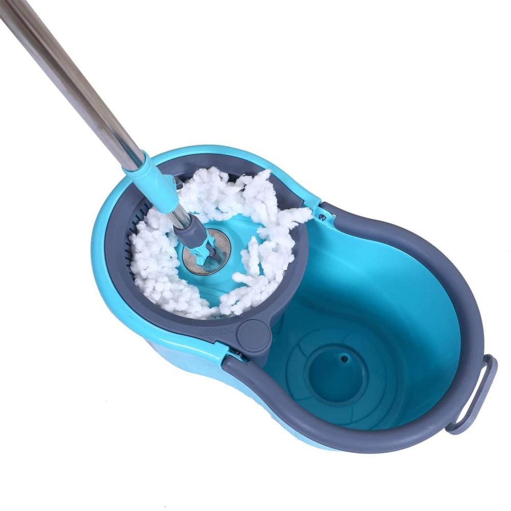 Easy Quick Spin Mop with Plastic Bucket Floor Cleaning Mop with Bucket