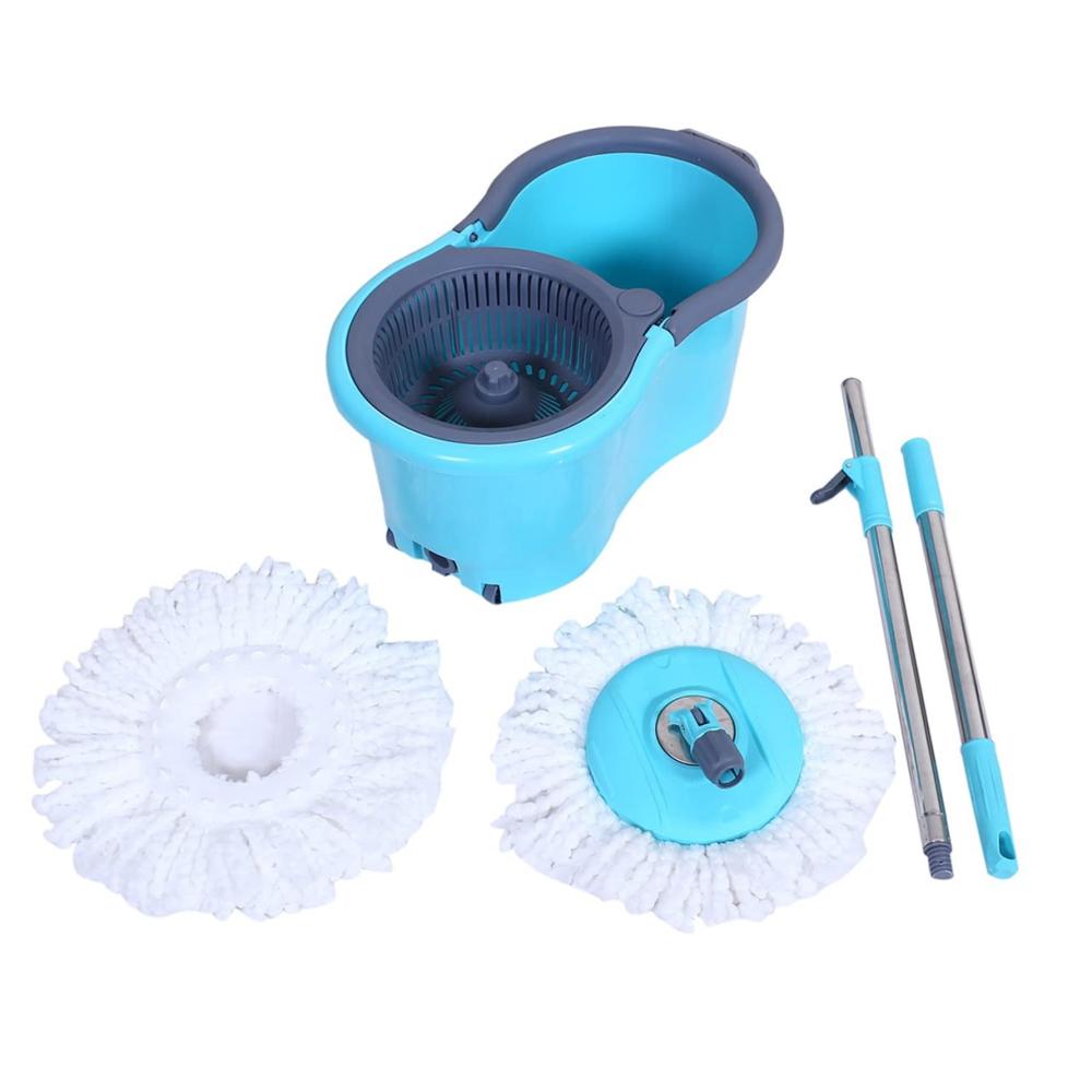 Easy Quick Spin Mop with Plastic Bucket Floor Cleaning Mop with Bucket