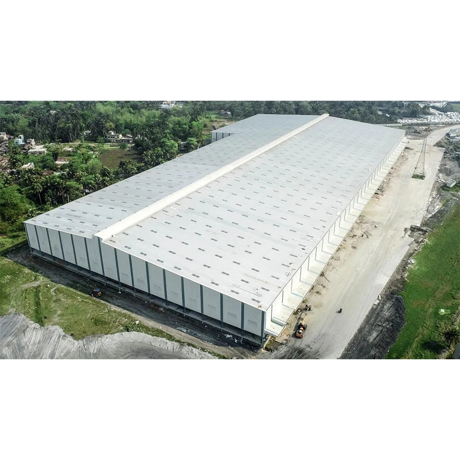 Warehouse  Storage Building - Color: Customizable (Standard Grey Or White)