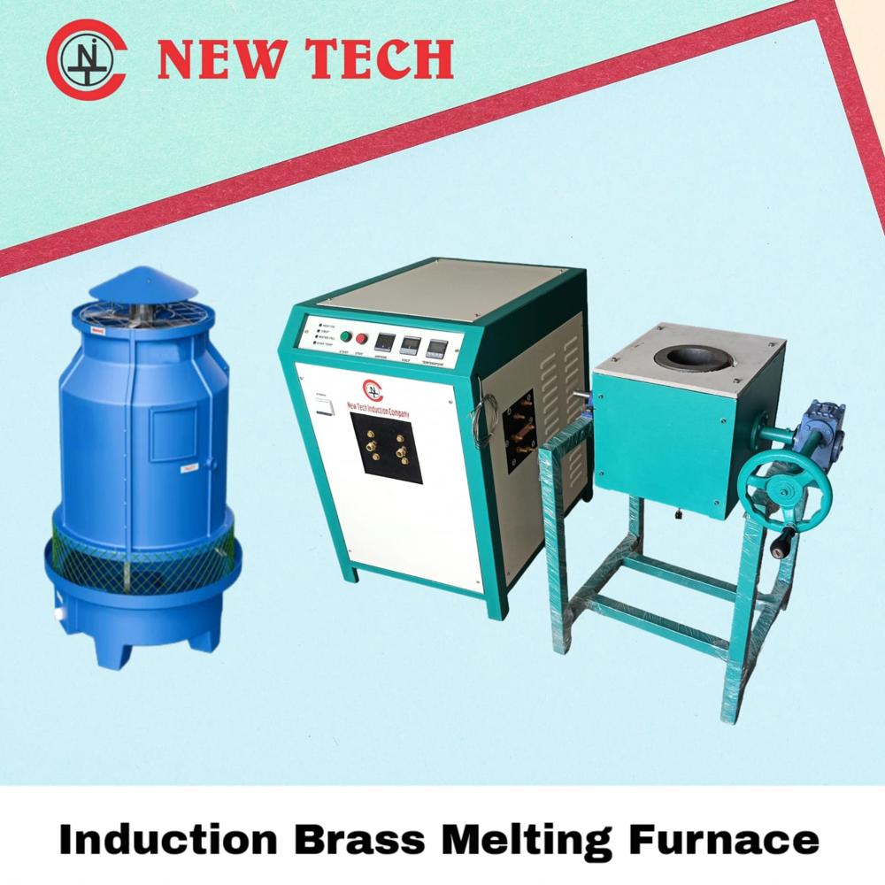 Induction Brass Melting Furnace - Capacity: 20 Kg
