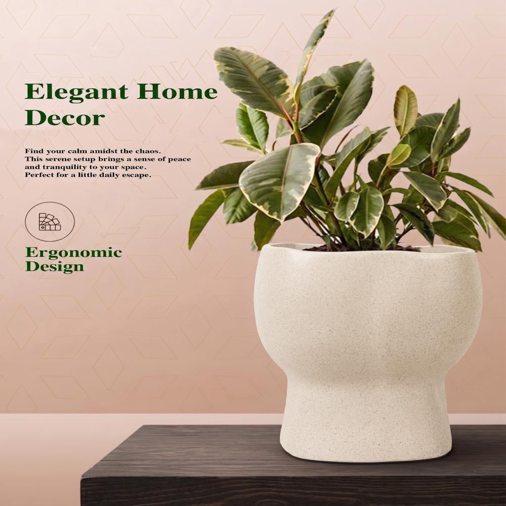 Planter 440 ml Ecofriendly Planter with less carbon Manufacture | Desk Planter |
