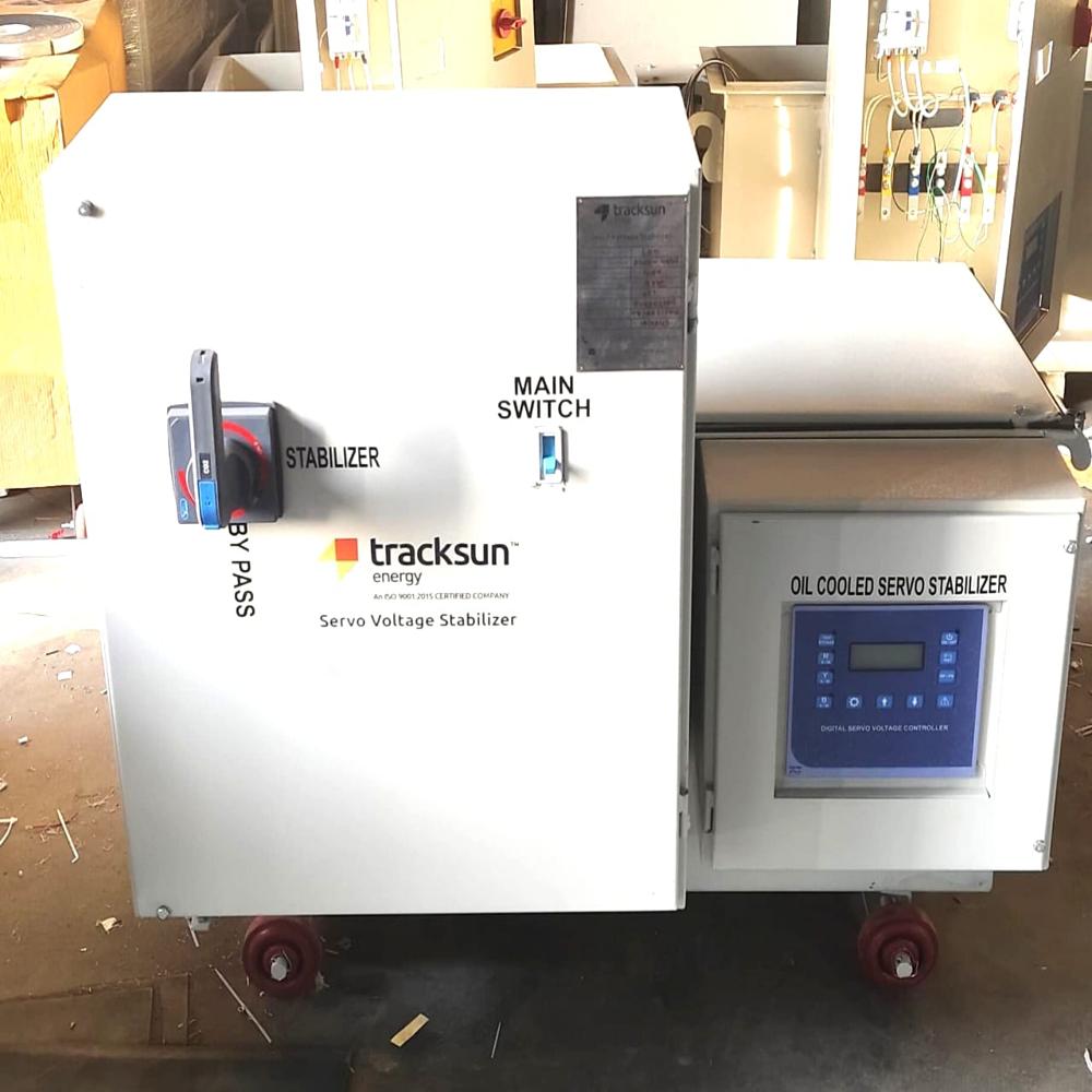 100KVA Oil Cooled Servo Voltage Stabilizer Without Bypass