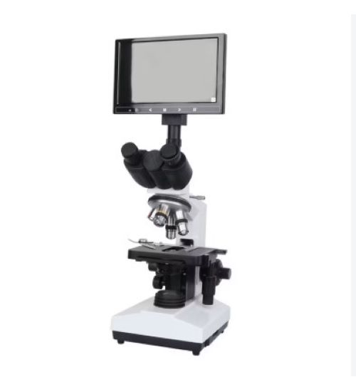 BINOCULAR RESEARCH MICROSCOPE  WITH  MOUNTED LED 9INCH