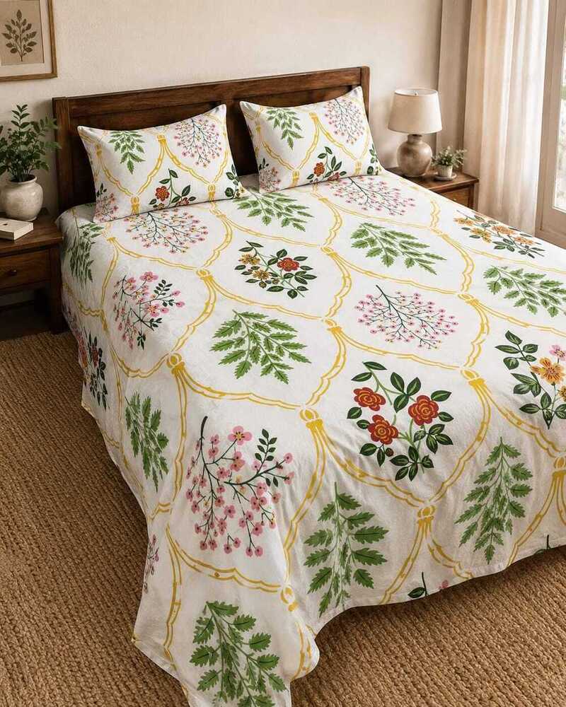 Premium King Size Blend Cotton Bedsheet