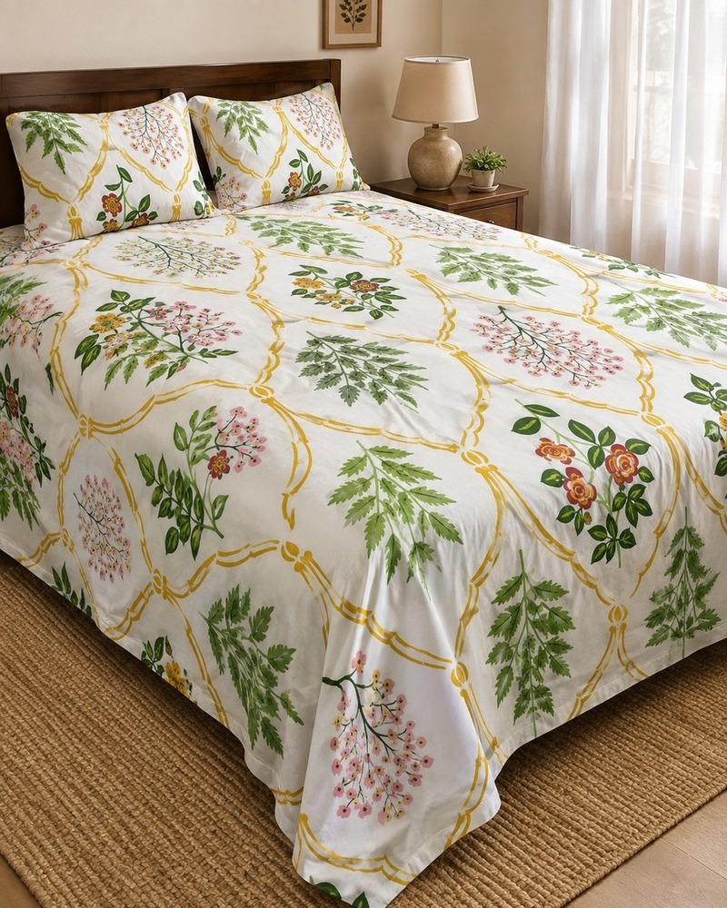 Premium King Size Blend Cotton Bedsheet
