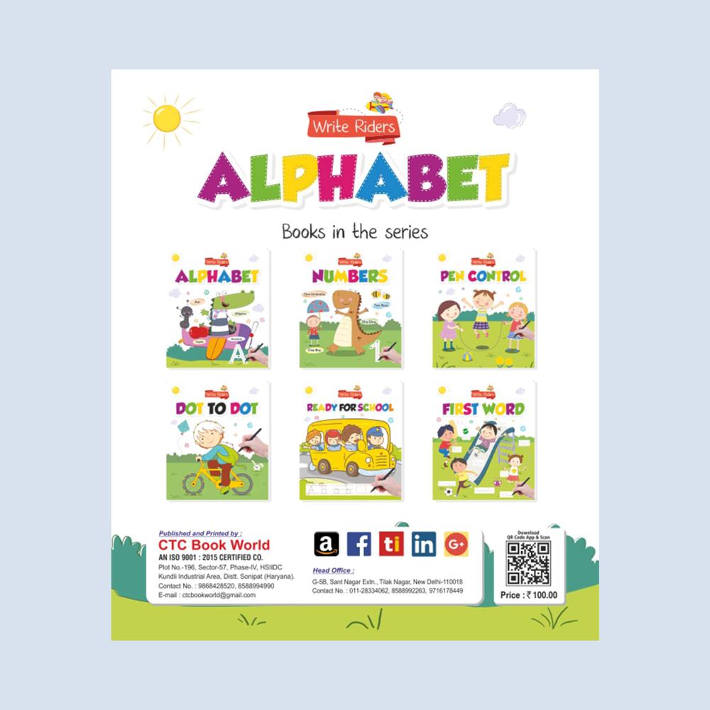 Write Riders Alphabet Picture & Tracing Book