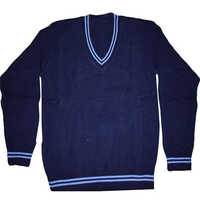 Navy Blue School V Neck Sweater