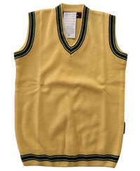 Yellow School V Neck Sweater Vest