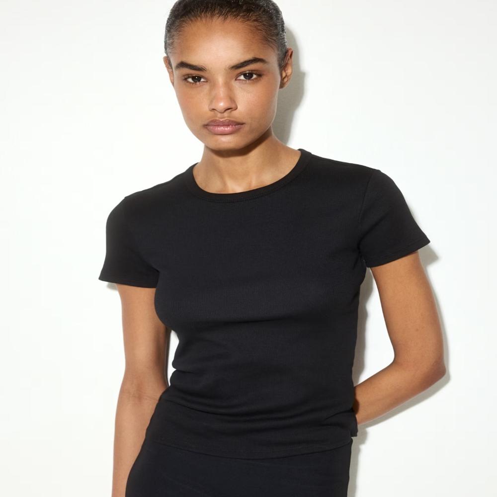W13737 Ladies Ribbed Tops