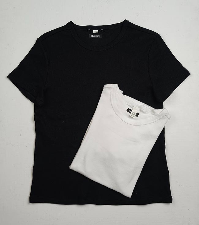 W13737 Ladies Ribbed Tops