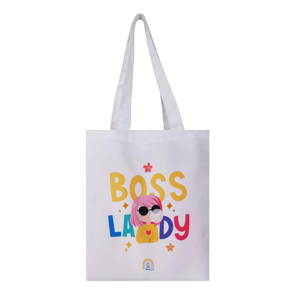 Printed Canvas Tote Bag