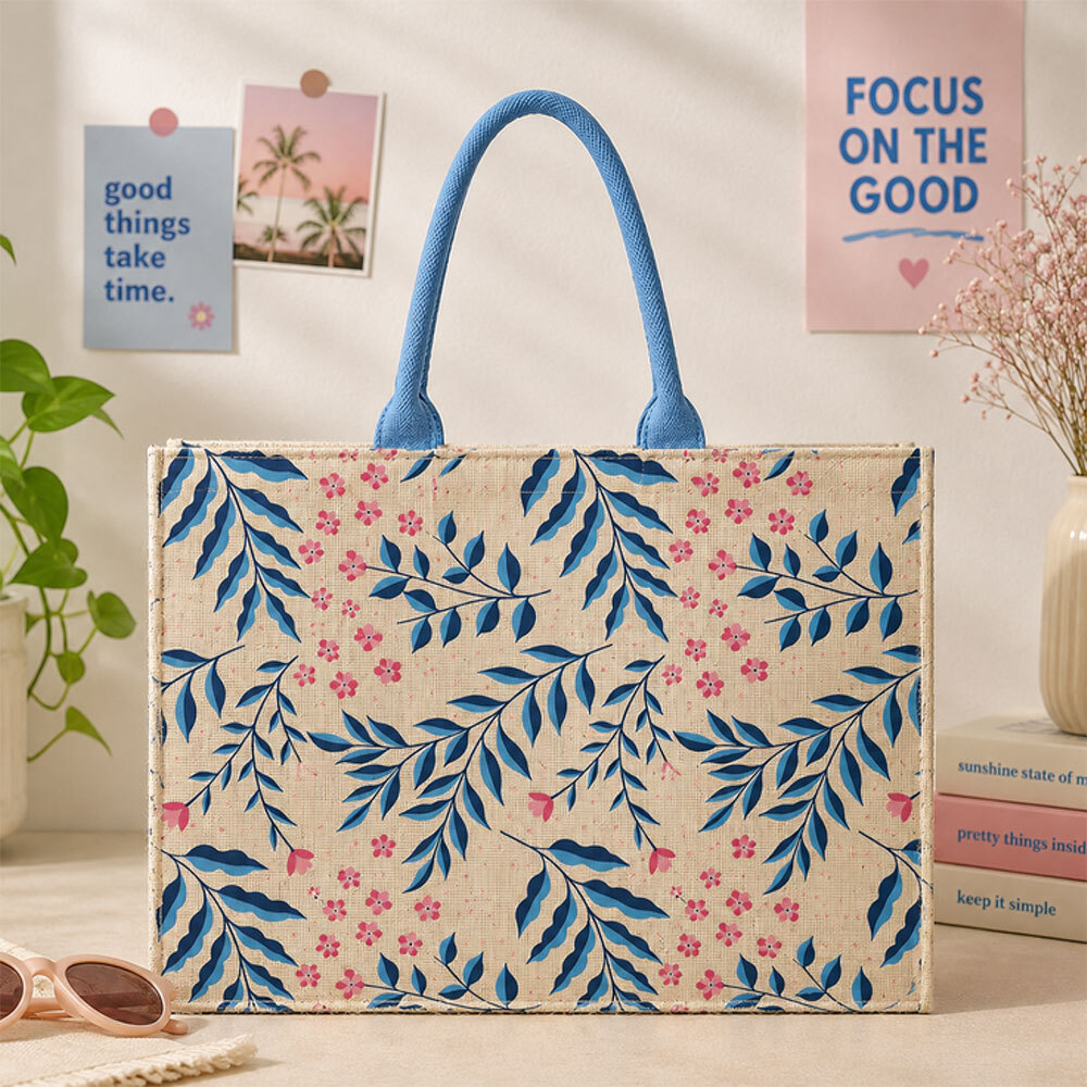 JUTE CARRY BAG with OPEN MOUTH