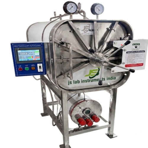 STEAM STERILIZER HORIZONTAL RECTANGULAR AUTOCLAVE