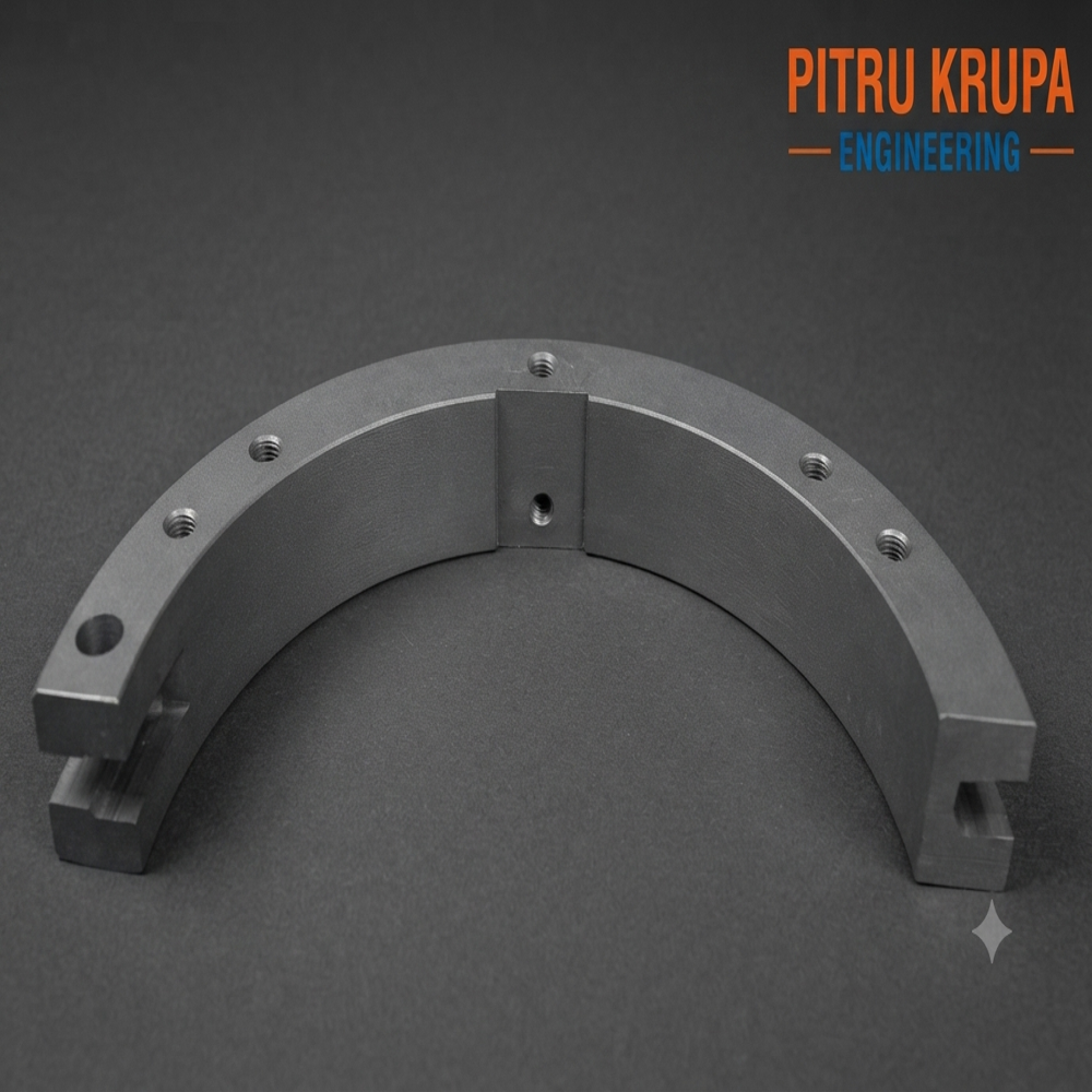 Semi-Circular CNC Machined Clamp Segment