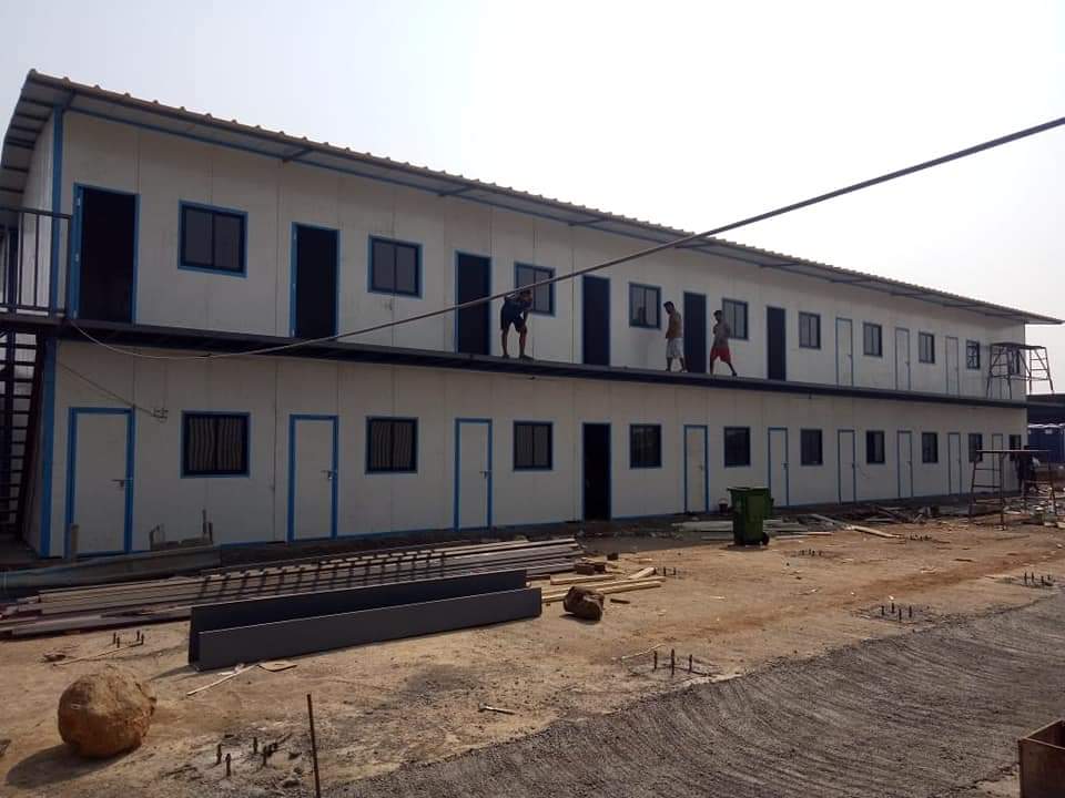 Multi Story Prefabricated Buildings - Color: Off White