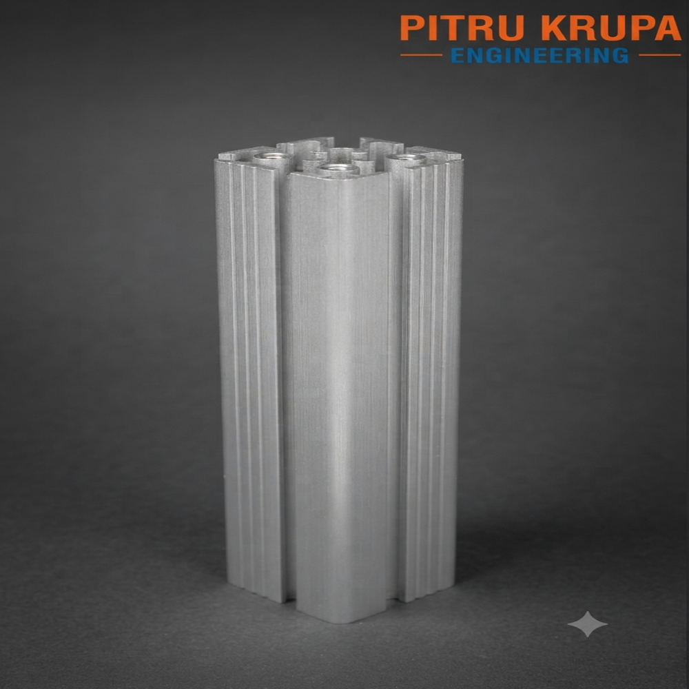 CNC Machined Aluminium Pneumatic Cylinder Body