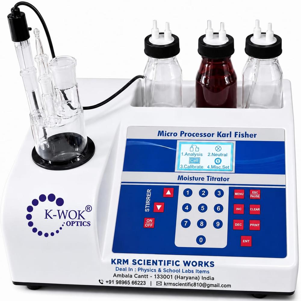 K-Wokkarl Fischer Titration Apparatus - Color: White Blue