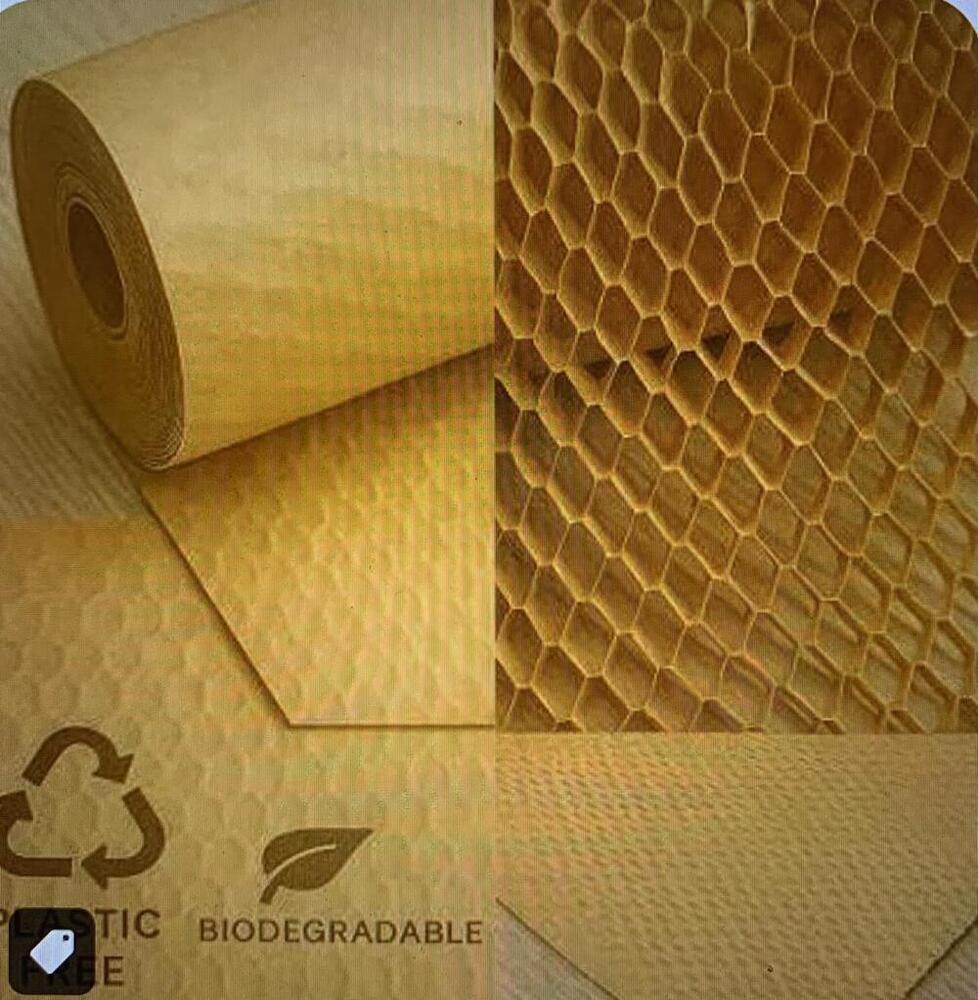 Biodegradable Honeycomb Paper Wrap Roll