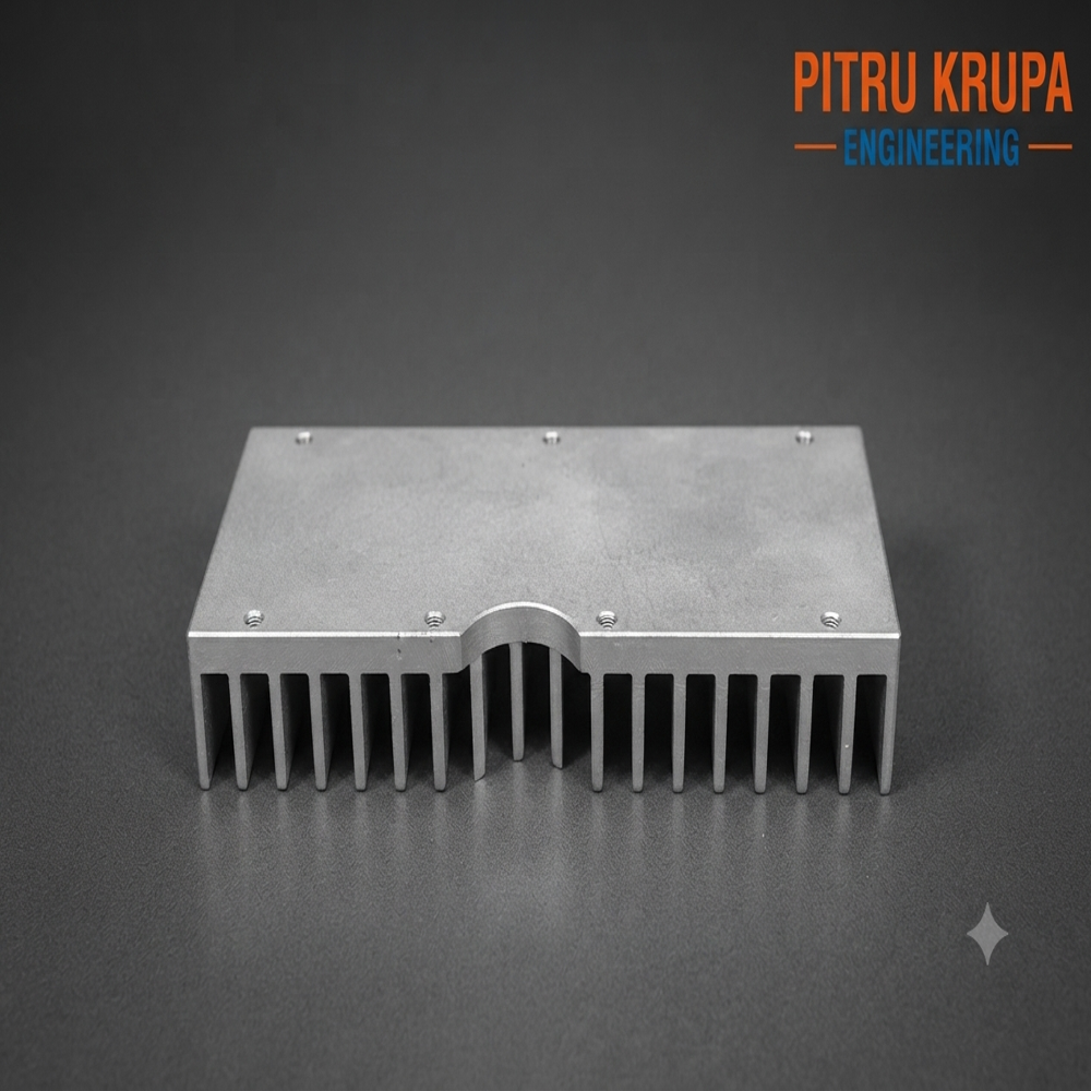 CNC Machined Aluminium Heat Sink