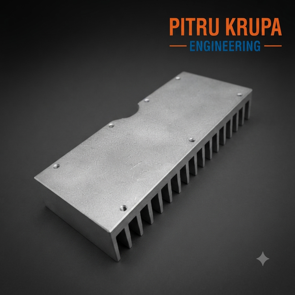 CNC Machined Aluminium Heat Sink
