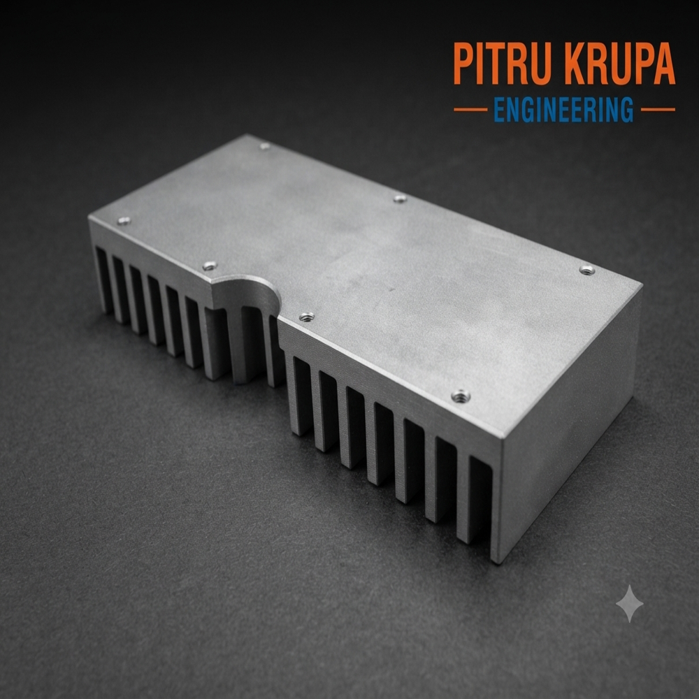 CNC Machined Aluminium Heat Sink