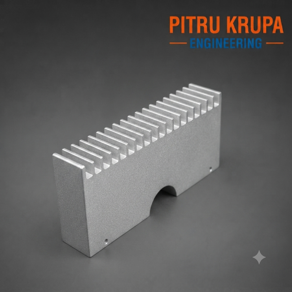 CNC Machined Aluminium Heat Sink