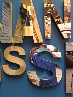 Golden Letter - Steel Product Type: Steel Structure