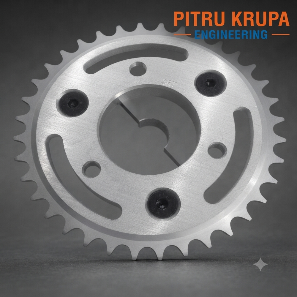CNC Machined Split Sprocket Hub Assembly