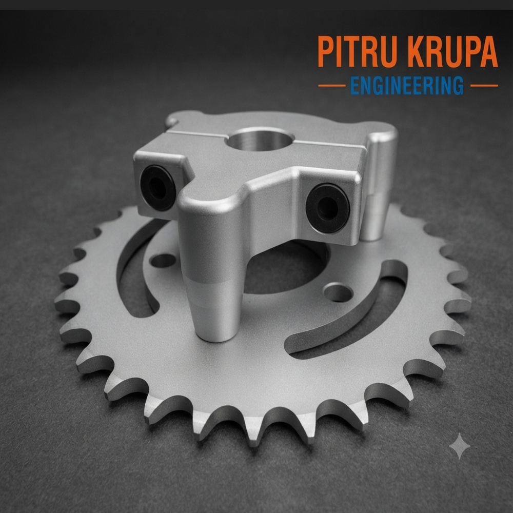 CNC Machined Split Sprocket Hub Assembly