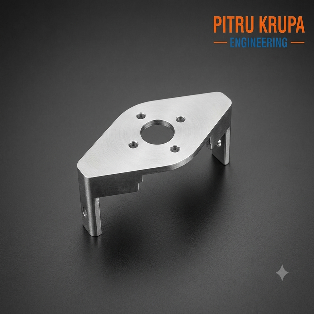 CNC Machined Aluminium Mounting Support Bracket