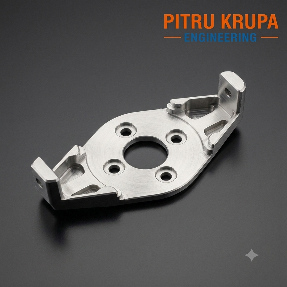 CNC Machined Aluminium Mounting Support Bracket
