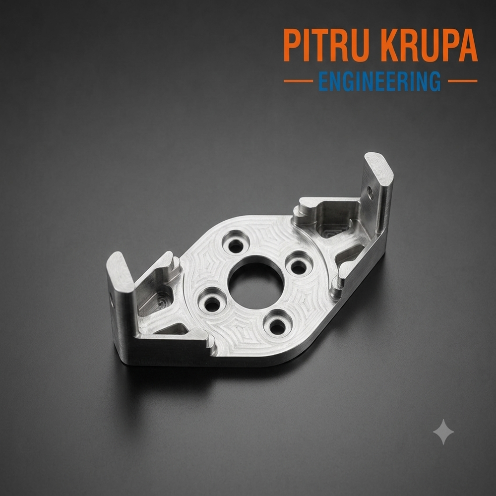 CNC Machined Aluminium Mounting Support Bracket