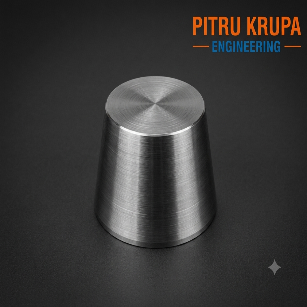 CNC Machined Tapered Metal Cap / Cone Component