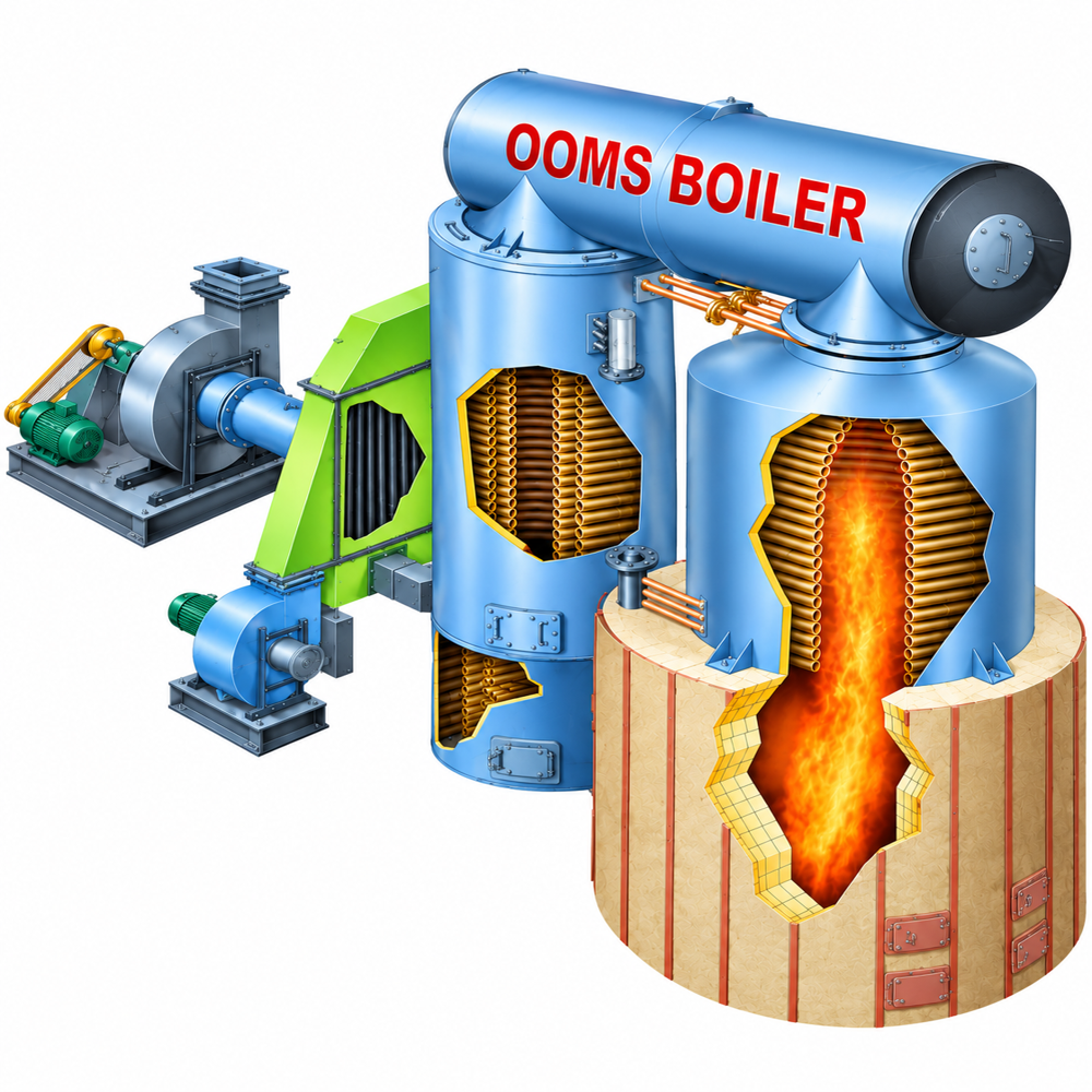THERMIC FLUID HEATER (AGRO WASTE FIRED)