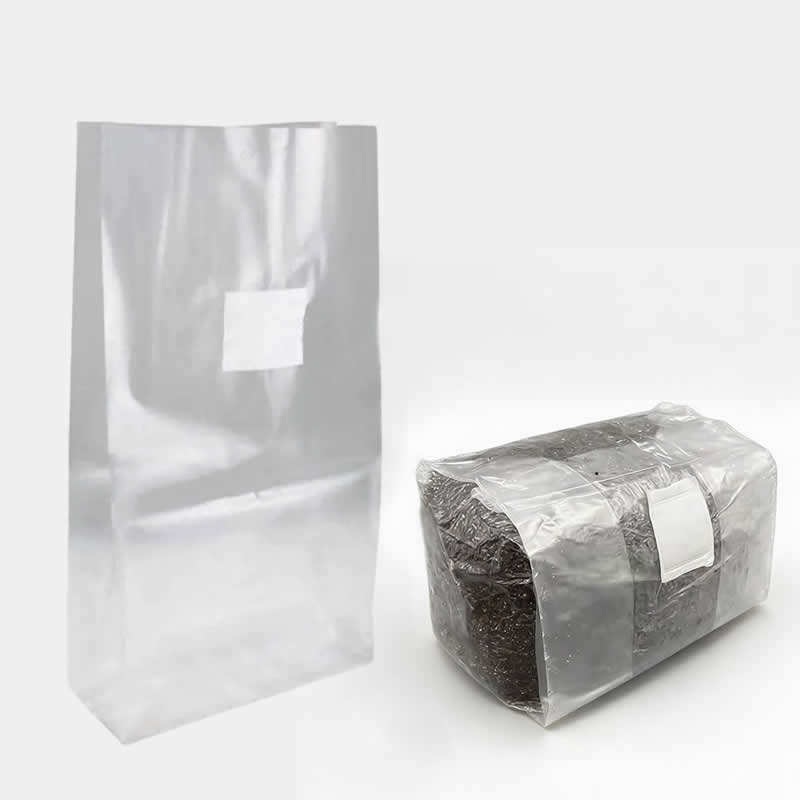 0.08mm Thick Transparent Tear Resistant Mushroom Spawn Bags