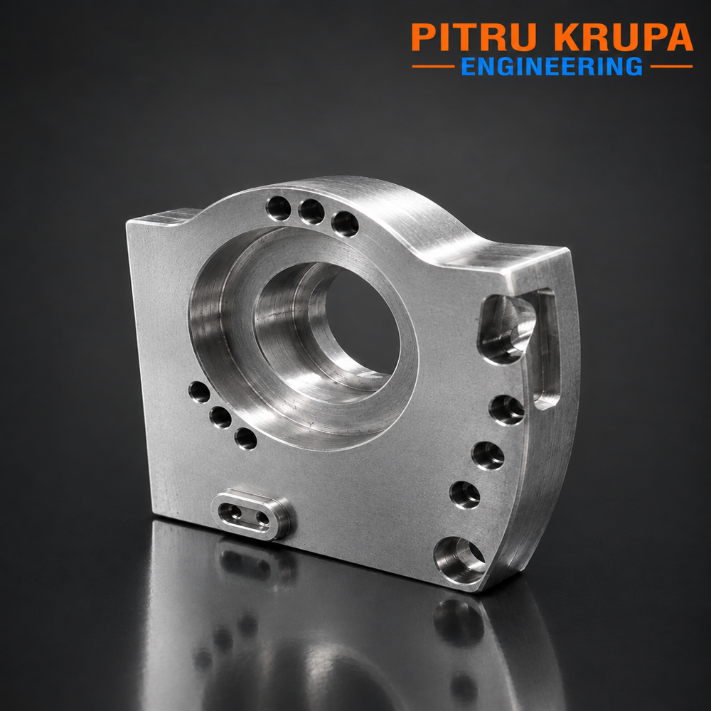 CNC Machined Aluminium Bearing Housing