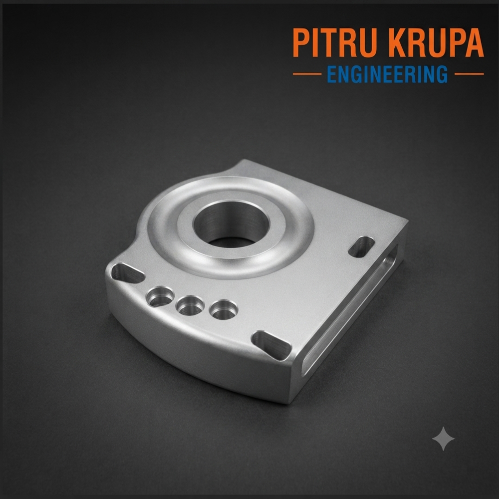 CNC Machined Aluminium Bearing Housing
