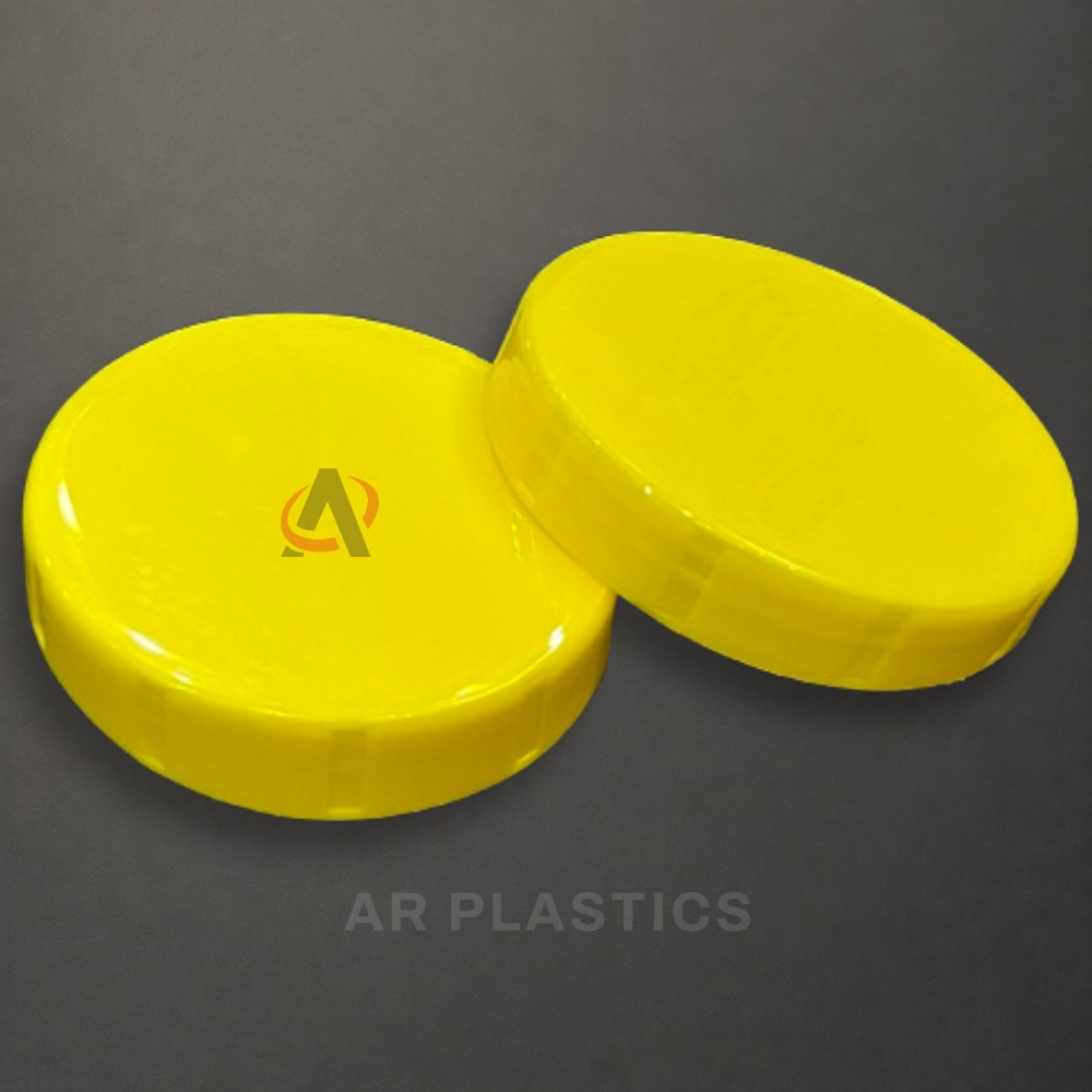 96 Mm Flower Cap - Plastic, 96 Mm Diameter, All Colors Available | Customizable Screw Cap For Jars With Warranty And User-friendly Design