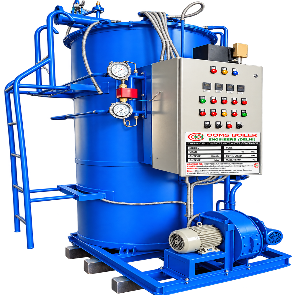 FOUR PASS THEMIC FLUID HEATER