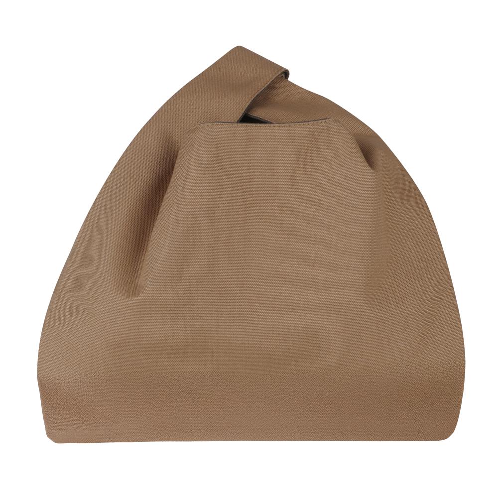 Green and Lemon Yellow Japanese knot canvas bag