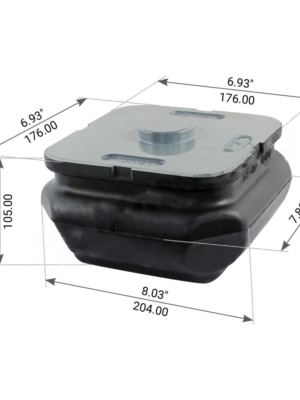 Mack LOWER REAR SUSPENSION INSULATOR / LOAD PAD  RUBBER