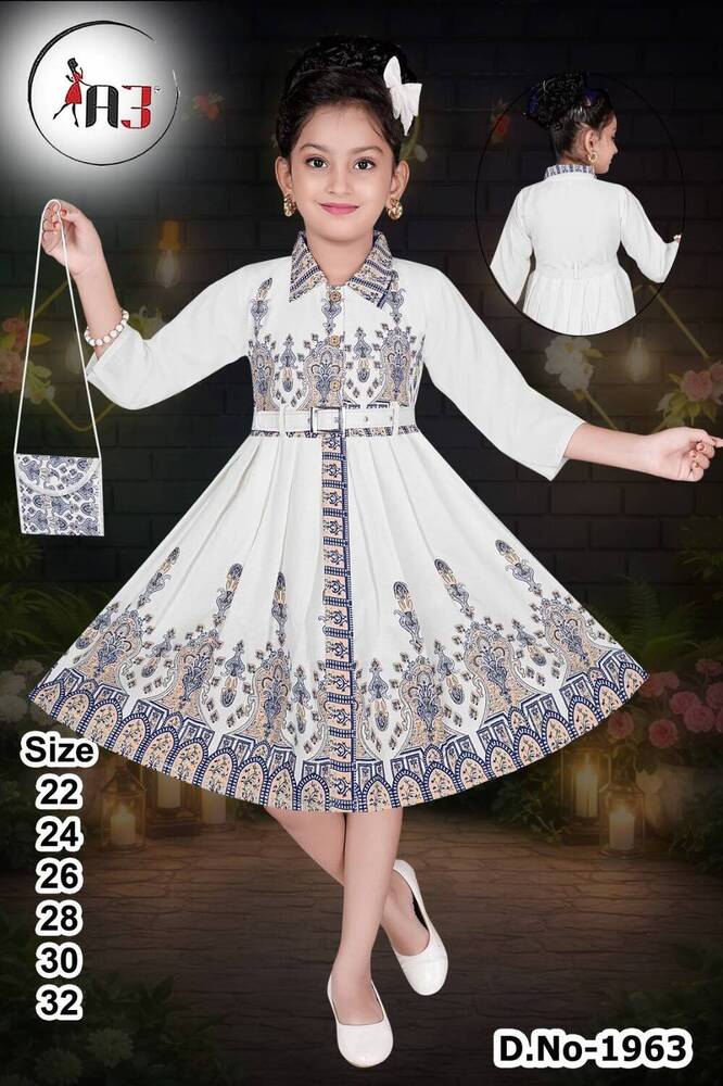 1963 Printed Baby Frock