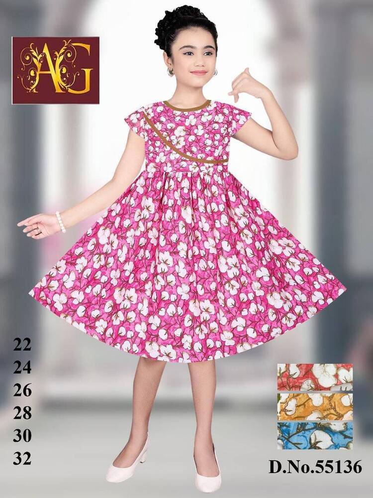 55136 Printed Baby Frock