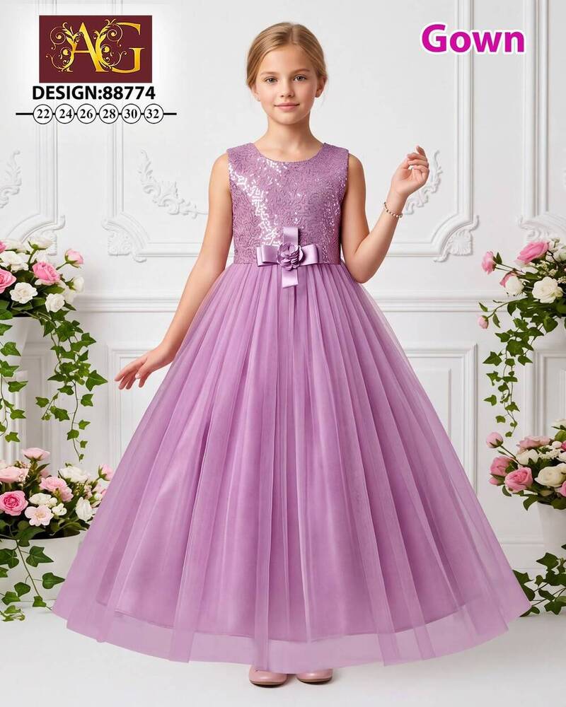 88774 Trendy Soft Net Gown
