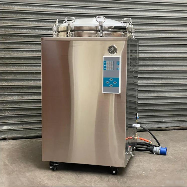 35L-200L Vertical Stainless Steel Mushroom Autoclave Automatic Steam Sterilizer