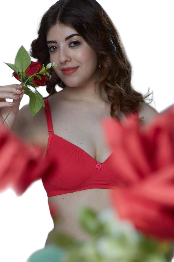 Ladies Red Bra