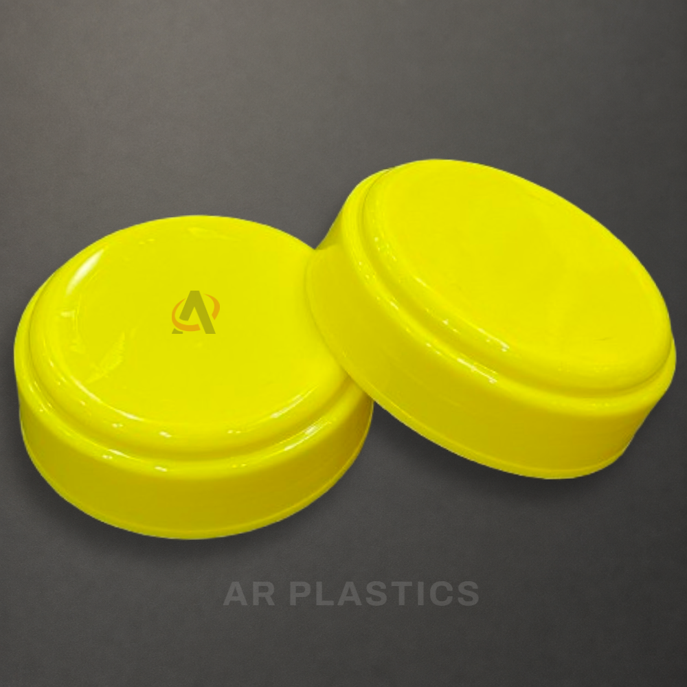 63 Mm Step-dome Cap - Plastic, 63 Millimeter Diameter, All Colors Available | Lightweight, User-friendly, Customizable For Jars