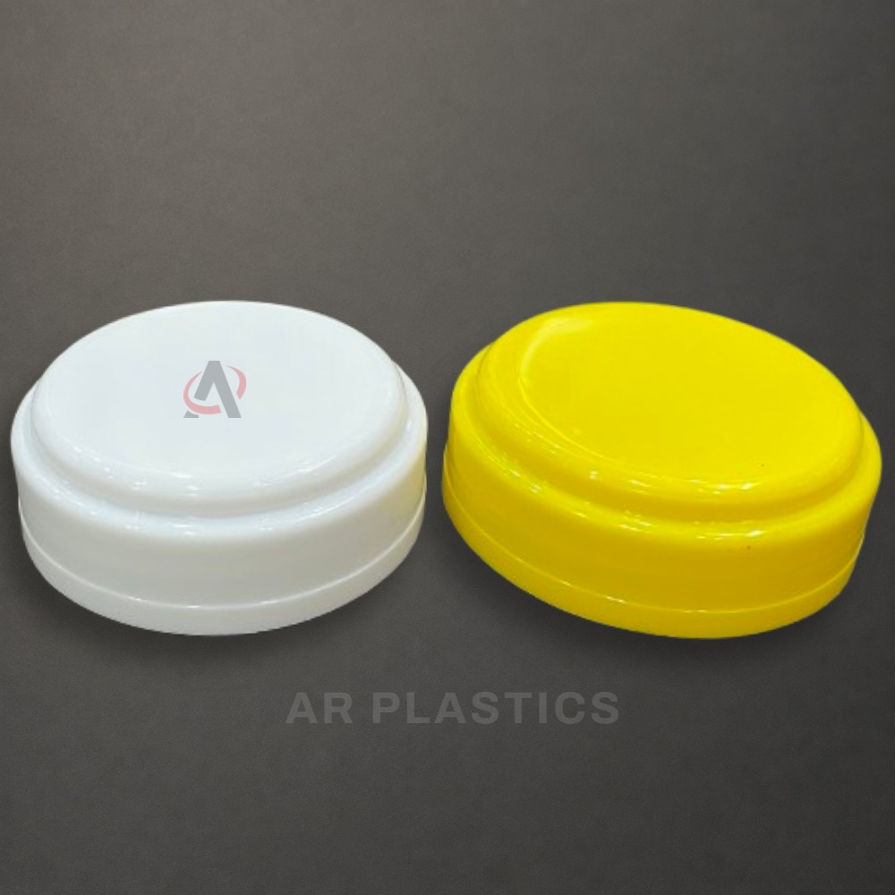 63 Mm Step-dome Cap - Plastic, 63 Millimeter Diameter, All Colors Available | Lightweight, User-friendly, Customizable For Jars