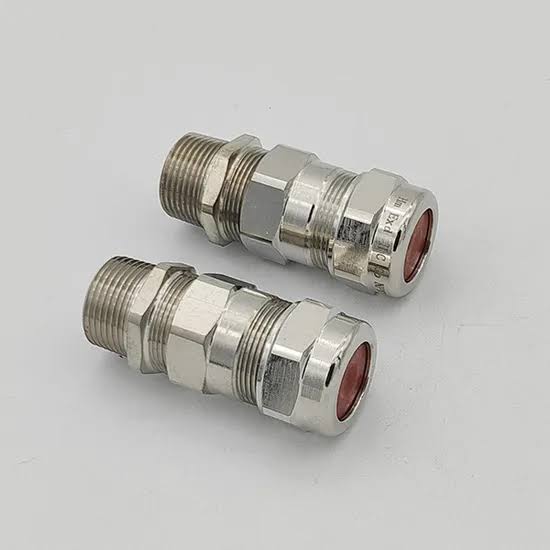 Double Compression Cable Gland - Nickel Plated Brass, 16-90mm, Ip66/ip67 | Dual-seal, Armoured & Unarmoured Cable Compatible